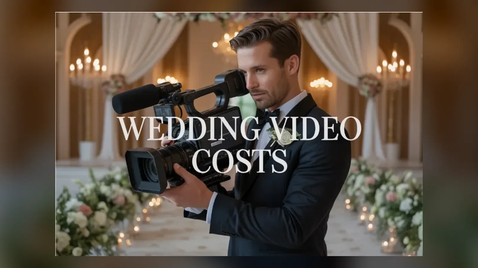 What is the average cost of a wedding video?