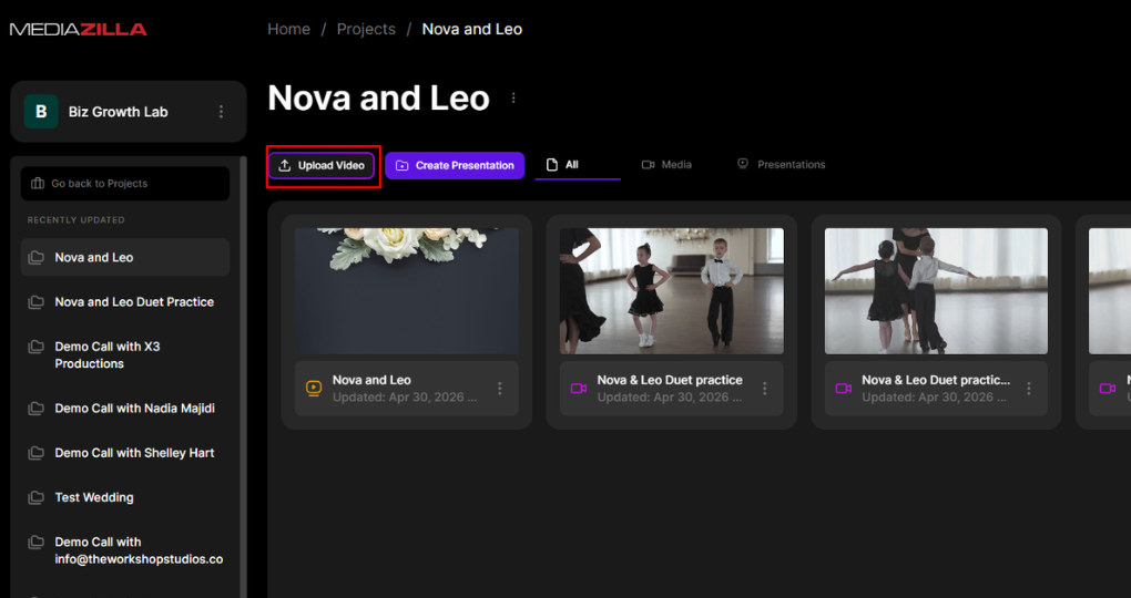 Secure Video Library