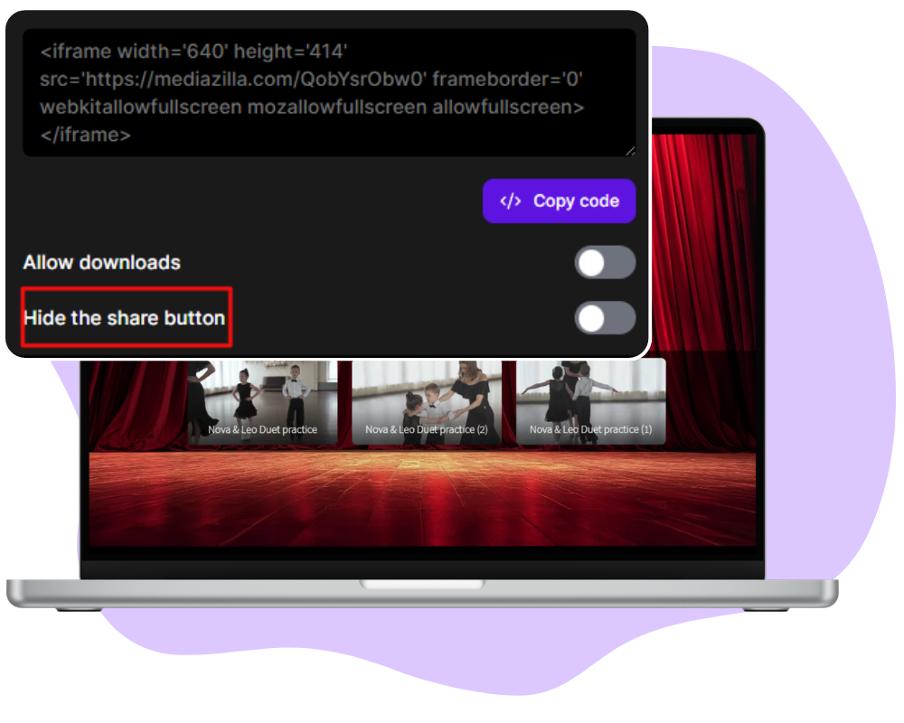 Full Control Over Sharing and Privacy